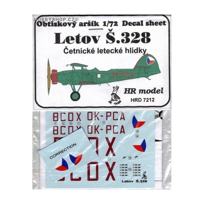 Letov S-328 CLH - 1/72 decal