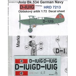 Avia B-534 D-IUIG - 1/72 decal