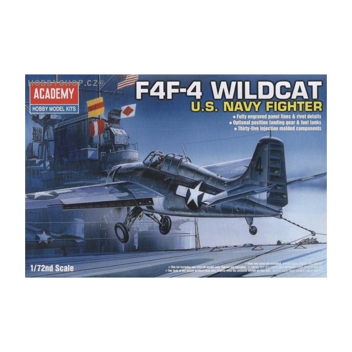 Grumman F4F-4 Wildcat - 1/72 kit