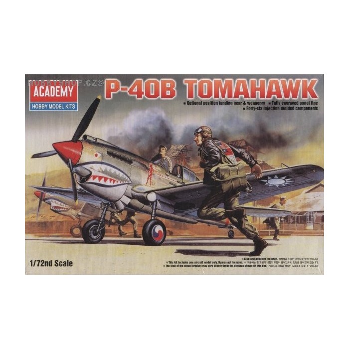 Curtiss P-40B Tomahawk - 1/72 kit