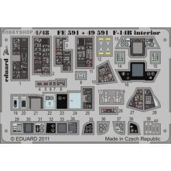 F-14B interior S.A - 1/48 painted PE set