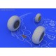P-61 wheels - 1/48 update set