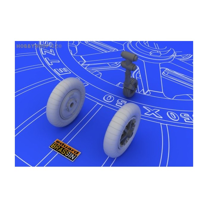Bf 109E wheels - 1/48 update set