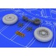 Bf 109E wheels - 1/48 update set