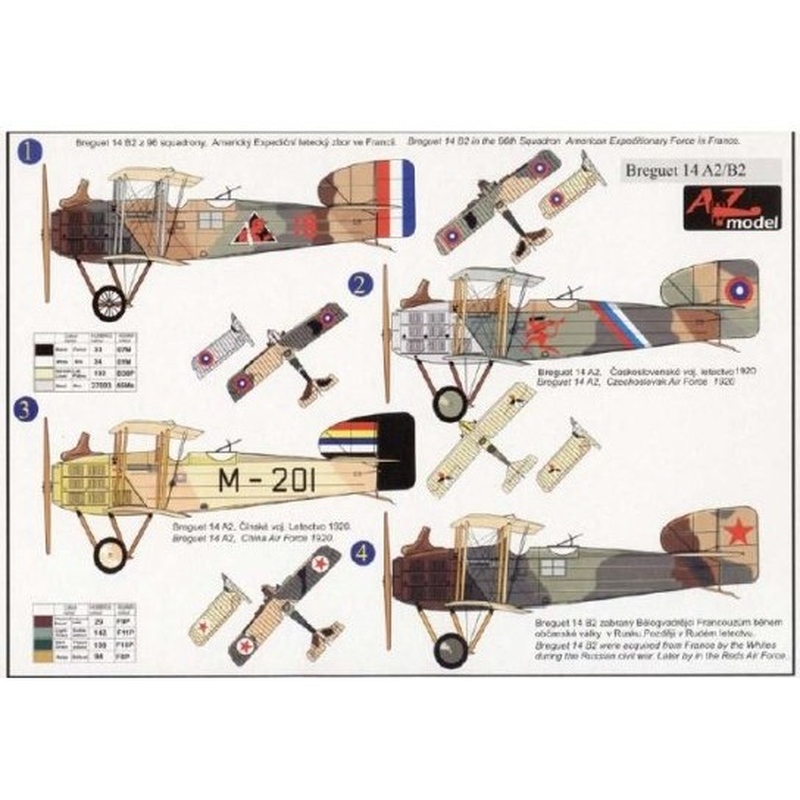 Breguet Bre-14A2/B2 Service in Europe 1/72 kit