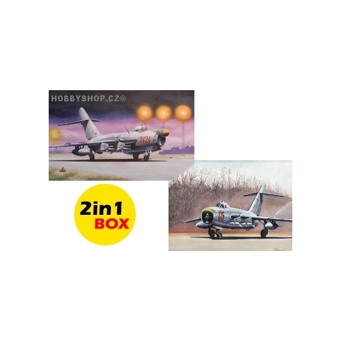 Shenyang J-5 / MiG-17PFU Double kit - 1/144 plastic kit