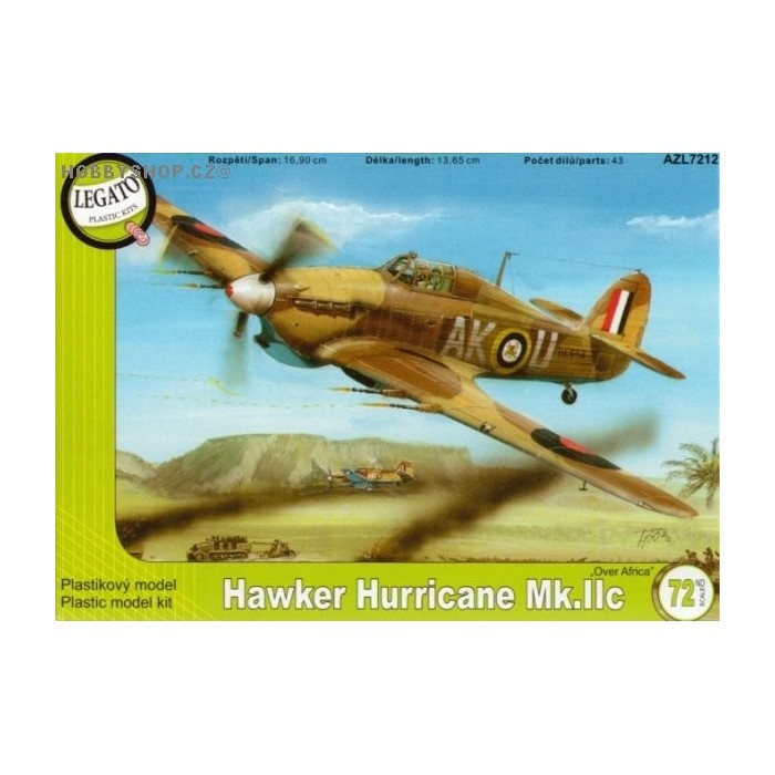 Hurricane Mk.IIc over Africa - 1/72 kit