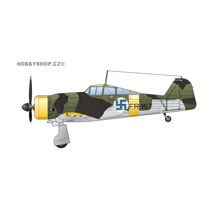 Fokker D.XXI FR-167 w/rectractable landing gear - 1/72 kit