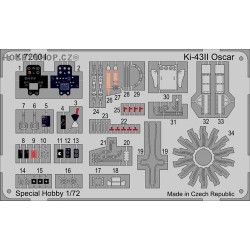 Ki-43 II Oscar - 1/72 Painted PE set