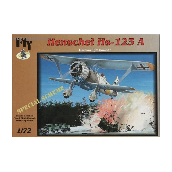 Henschel Hs 123A Special Scheme - 1/72 kit
