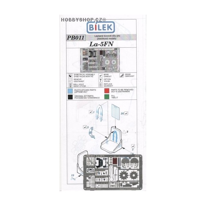 La-5FN - 1/72 PE set