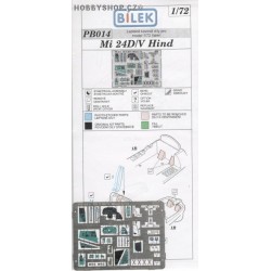 Mi-24D/V Hind - 1/72 PE set