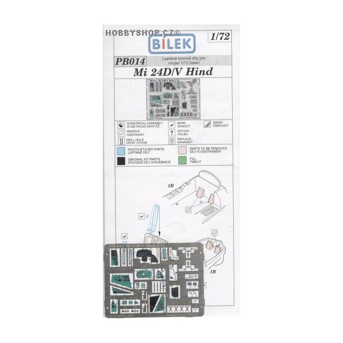 Mi-24D/V Hind - 1/72 PE set