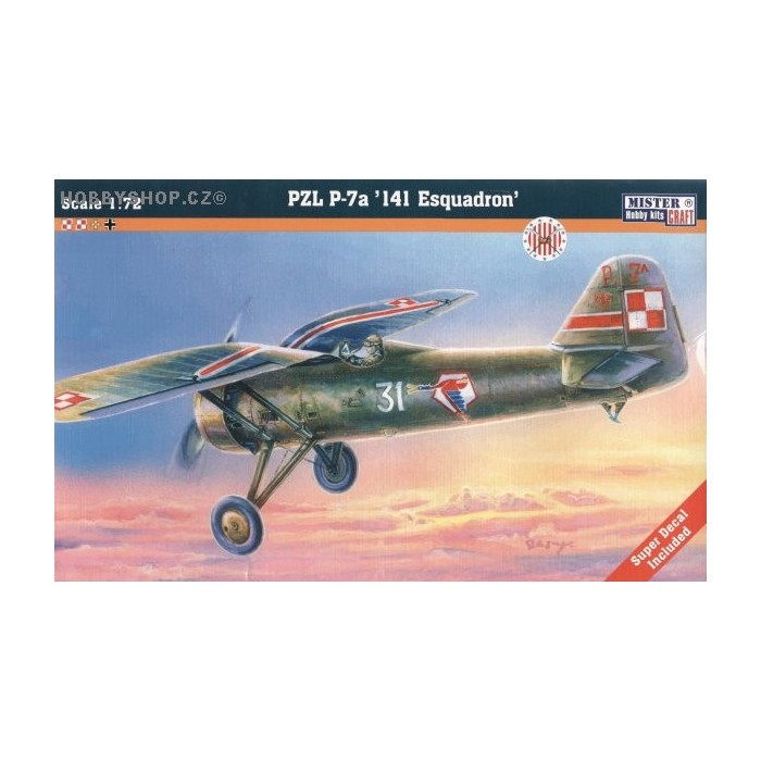 PZL P-7a 141 Esquadron - 1/72 kit
