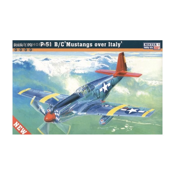 P-51B/C Mustangs over Italy - 1/72 kit