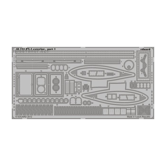 PV-1 exterior - 1/48 PE set