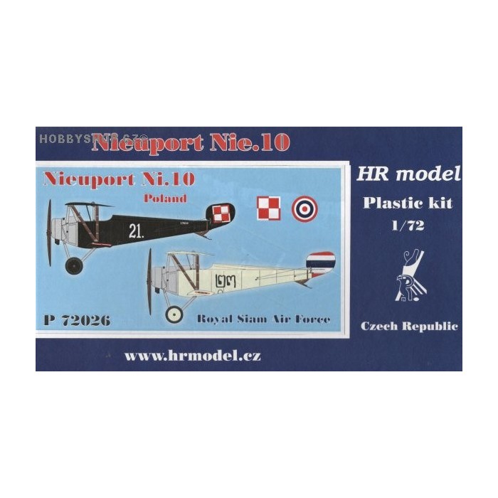 Nieuport Nie.10 Poland, Siam - 1/72 kit