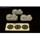 BMW 132 engine (3 pcs) - 1/144 update set