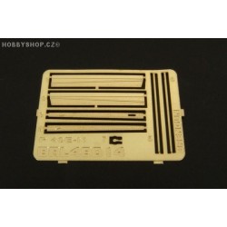 P-40M, N canopy rails - 1/48 PE set