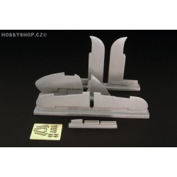 Beaufighter Mk.IV+X control surfaces - 1/48 update set