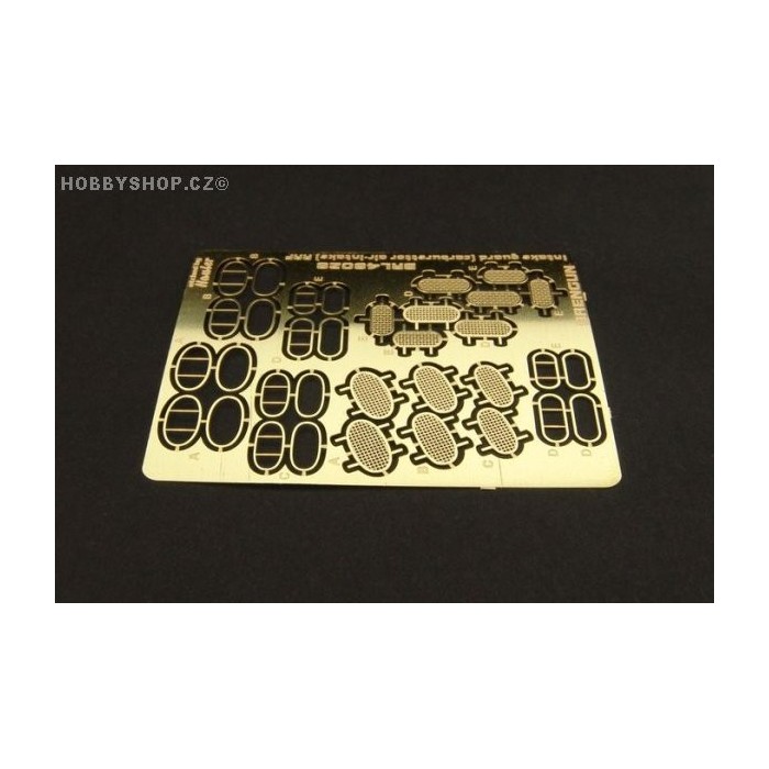 Intake guards RAF (air-intake meshes) - 1/48 PE set